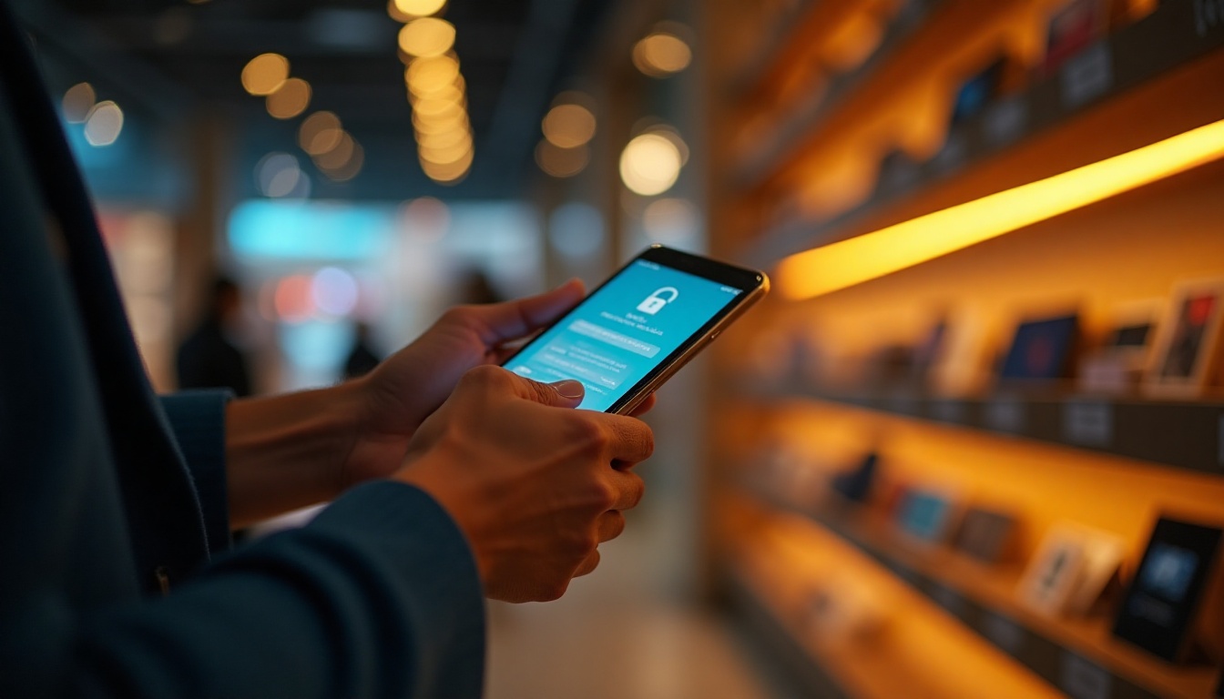 Kunde erhält Datenschutzberatung beim Gerätekauf – sicheres Technikshopping mit Fokus auf Privatsphäre