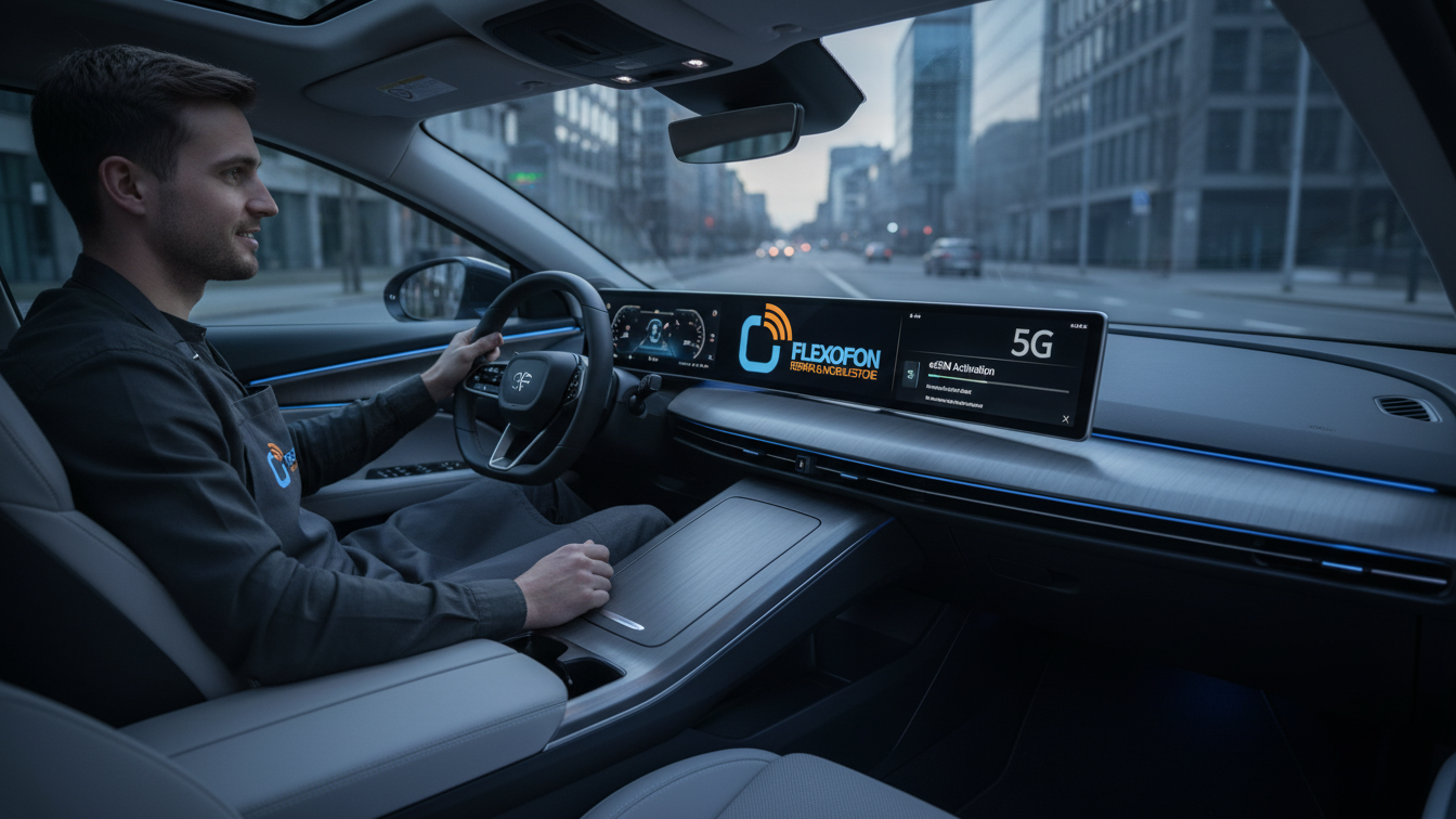 Archive Blog 1 eSIM im Auto – wie vernetzte Fahrzeuge 2026 das mobile Fahren verändern